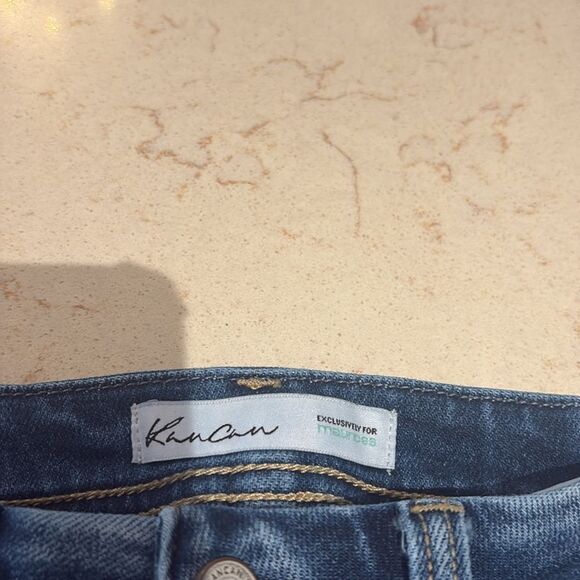 Kancan festival high rise fray hem flare jeans SZ 26 - Picture 12 of 13